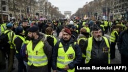 La un protest din ianuarie 2019 la Paris