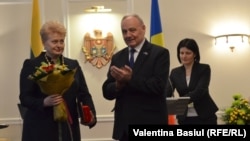 Vizita preşedintei Lituaniei Dalia Grybauskaite la Chişinău