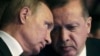 Presidenti i Rusisë, Vladimir Putin dhe presidenti turk, Reccep Tayip Erdogan. 