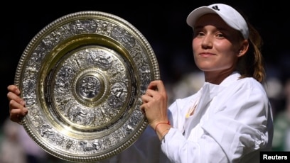 Rybakina Becomes First Kazakh Player To Win Grand Slam Title With Wimbledon  Victory