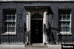 Downing Street 10, în ziua în care prim-ministrul britanic Keir Starmer ține o întâlnire de urgență Cobra pentru a discuta despre conflictul Israel-Iran, la Londra, Marea Britanie, 18 iunie 2025