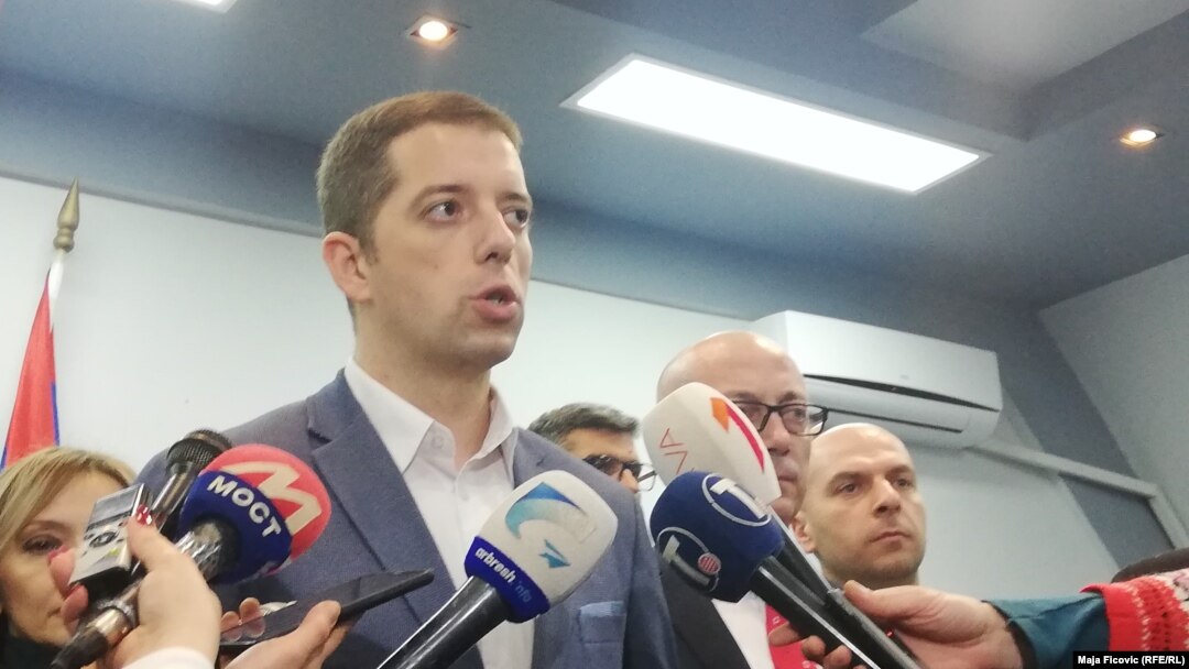 Marko Đurić u Zvečanu, Kosovo