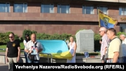 У Запоріжжі вшанували пам'ять активіста й учасника бойових дій на Донбасі Віталія «Сармата» Олешка, вбитого 31 липня