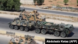 Российско-турецкий военный конвой в Турции