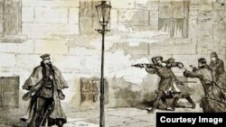 Покушение А.Соловьева на Александра Второго на Дворцовой площади, 1879
