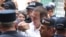 Armenia - Supporters greet jailed opposition leader Gagik Tsarukian outside an Investigative Committee building in Yerevan, July 24, 2026.
