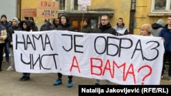 Protest u Subotici, Srbija, 22. januar 2025.