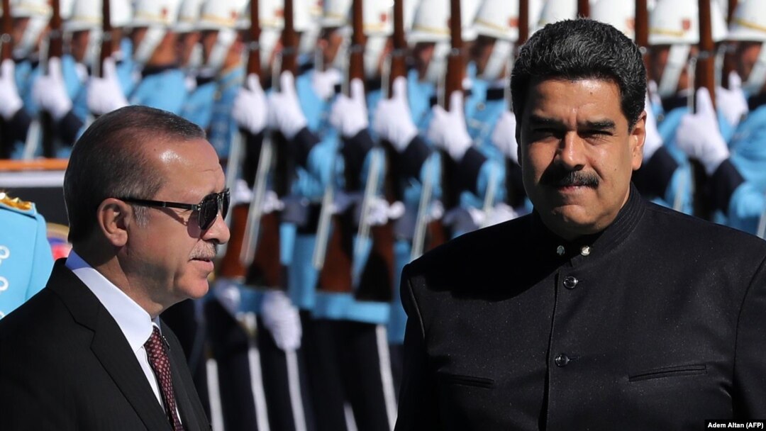 نیکلاس مادورو و رجب طیب اردوغان (عکس از آرشیو)