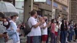 На акции в Минске поддержали арестованных