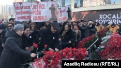 Bakıda Xocalı faciəsi yad edilir, 26 fevral 2017