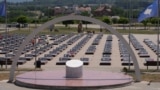 KOSOVO: The village of Meja on the day the initial hearing took place for the massacre 