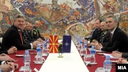 Скопје: Средба на претседателот Иванов и генералниот секретар на НАТО Столтенберг. 18.01.2018 