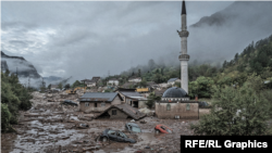 Pronađeno je 27 žrtava razornih poplava koje su Bosnu i Hercegovinu zadesile početkom oktobra. Donja Jablanica, 11. oktobar 2024. godine