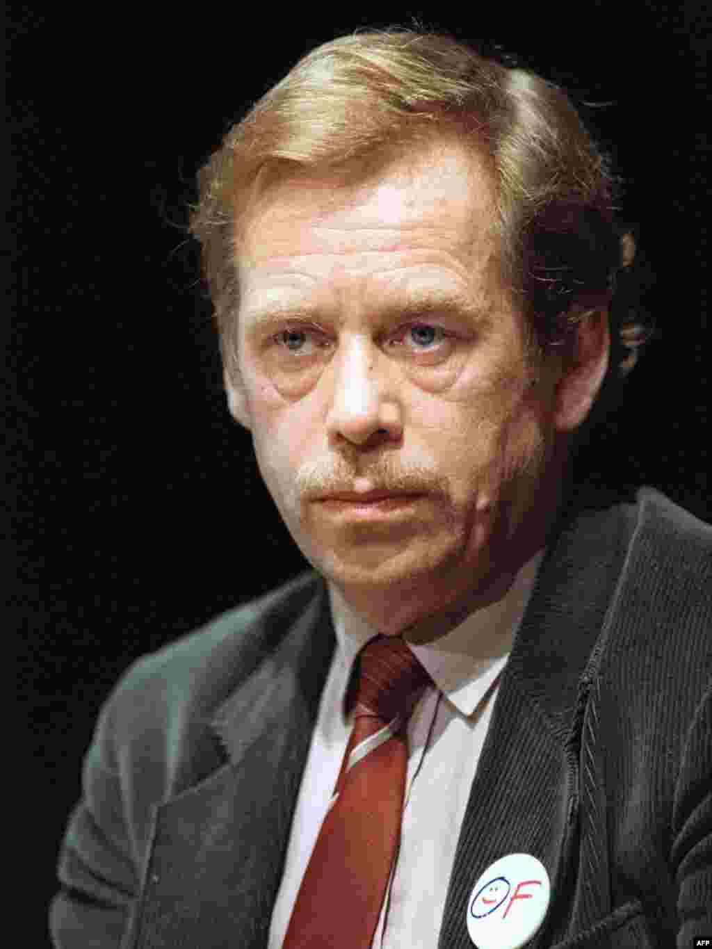 Vaclav Havel, disident, dramaturg i jedan od lidera Građanskog foruma i Povelje 77