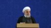 Iranian President Hassan Rouhani , speaking in Tehran on April 30, 2019.