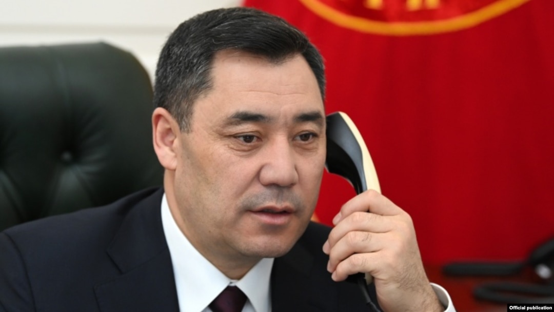 Президент Садыр Жапаров. 