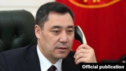 Президент Садыр Жапаров. 