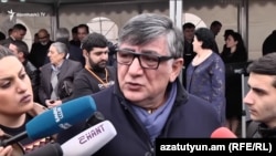 Armenia - Businessman Khachatur Sukiasian speaks to journalists in Abovian, December 2, 2019