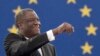 Denis Mukwege, în Parlamentul European de la Strasbourg, după anunţul decernării Premiului Saharov, 26 noiembrie 2014