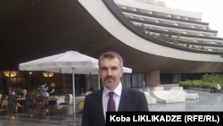 საქართველოს გარემოს დაცვის მინისტრი გოგა ხაჩიძე. პრაღა, 2011 წლის 1 ივნისი