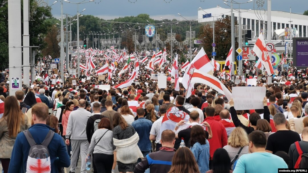 Demonstracije u Minsku, 6. septembar