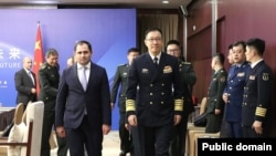 China - Chinese Defense Minister Dong Jun meets with his Armenian counterpart Suren Papikian, Beijing, September 12, 2024.