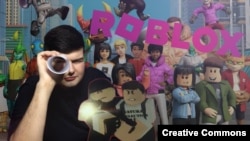 Андрей Хестанов и Roblox, коллаж