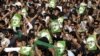 Iran -- Hundreds of thousands of supporters of opposition leader Mir-Hossein Moussavi march in the streets of the capital Tehran, 15Jun2009