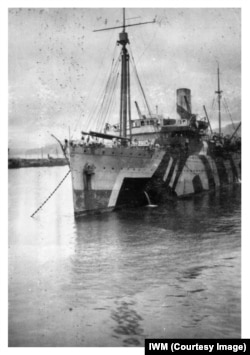 თურქული ჯარები 1919 წლის დეკემბერში ბათუმს ტოვებენ გემ SS KATOOMBA-თი.