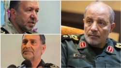 The commander of IRGC’s regional HQ in the Northwest of Iran “Hamzeh”, Mohammad Taghi Osanlou and his provincial commanders Sadegh Hosseini (Kurdestan), and Habib Shahsavari (West Azarbaijan)