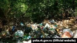 Свалка мусора в Ялте