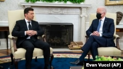 Встреча президента США Джо Байдена с президентом Украины Владимиром Зеленским в Вашингтоне 1 сентября 2021