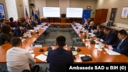 Sastanak predstavnika Ambasade SAD-a i čelnika vladajućih stranaka u Federaciji BiH u Sarajevu, 23. decembar 2025.