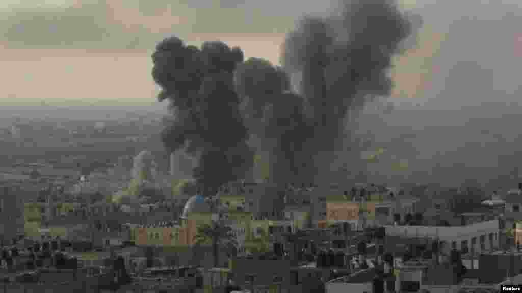 Palestina - Gaza, 21. novembar 2012. Foto: REUTERS / Ibraheem Abu Mustafa