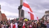 Hundreds Rally In Warsaw In Support Of Belarusian Journalist Pratasevich GRAB 1