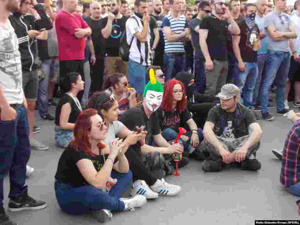 Протест против полициската бруталност во Битола.
