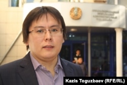Жанболат Мамай, главный редактор газеты «Ашық алаң». Алматы, 23 сентября 2013 года.