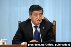 Kyrgyz President Sooronbai Jeenbekov