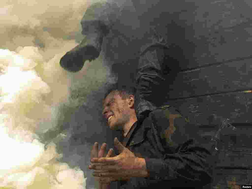 Тренування білоруського спецназу, 1 червня. Photo by Vasily Fedosenko for Reuters 