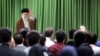 Iran's Supreme Leader Ayatollah Ali Khamenei meets with Iranian students in the capital Tehran, October 18, 2017 