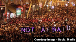 "Курыкмыйбыз" Парижта террорга каршы урам җыены