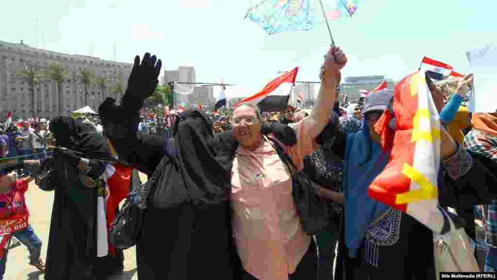 مخالفان مرسی در میدان تحریر