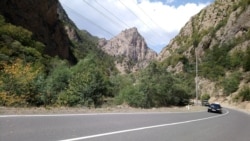 Nagorno-Karabakh -- A road in northern Karabakh leading to Armenia, September 8, 2018.