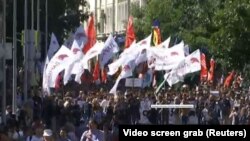 Russia, Moscow, protest against the state control over the internet 23jul2017