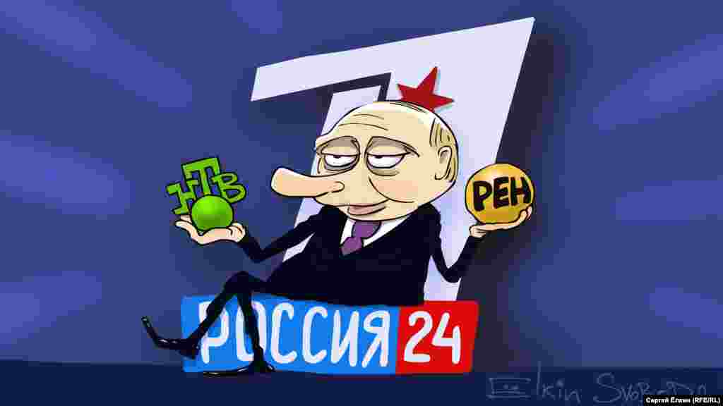 Президент Росії Володимир Путін очима російського художника Сергія Йолкіна