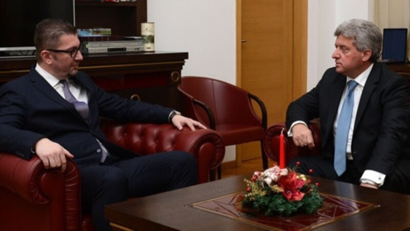 Средба на Иванов со новиот лидер на ВМРО-ДПМНЕ Мицкоски
