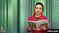 Кадр из программы государственного телевидения Туркменистана (Иллюстративное фото) 
