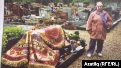 Наилә Гәрәева Рудольф Нуриев кабере янында