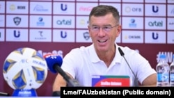 Uzbekistan - Head Coach of the Uzbekistan National Football Team Srecko Katanec