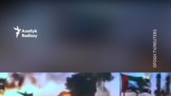 Eýran TW-sinde BAE-niň baýdagy oka tutuldy